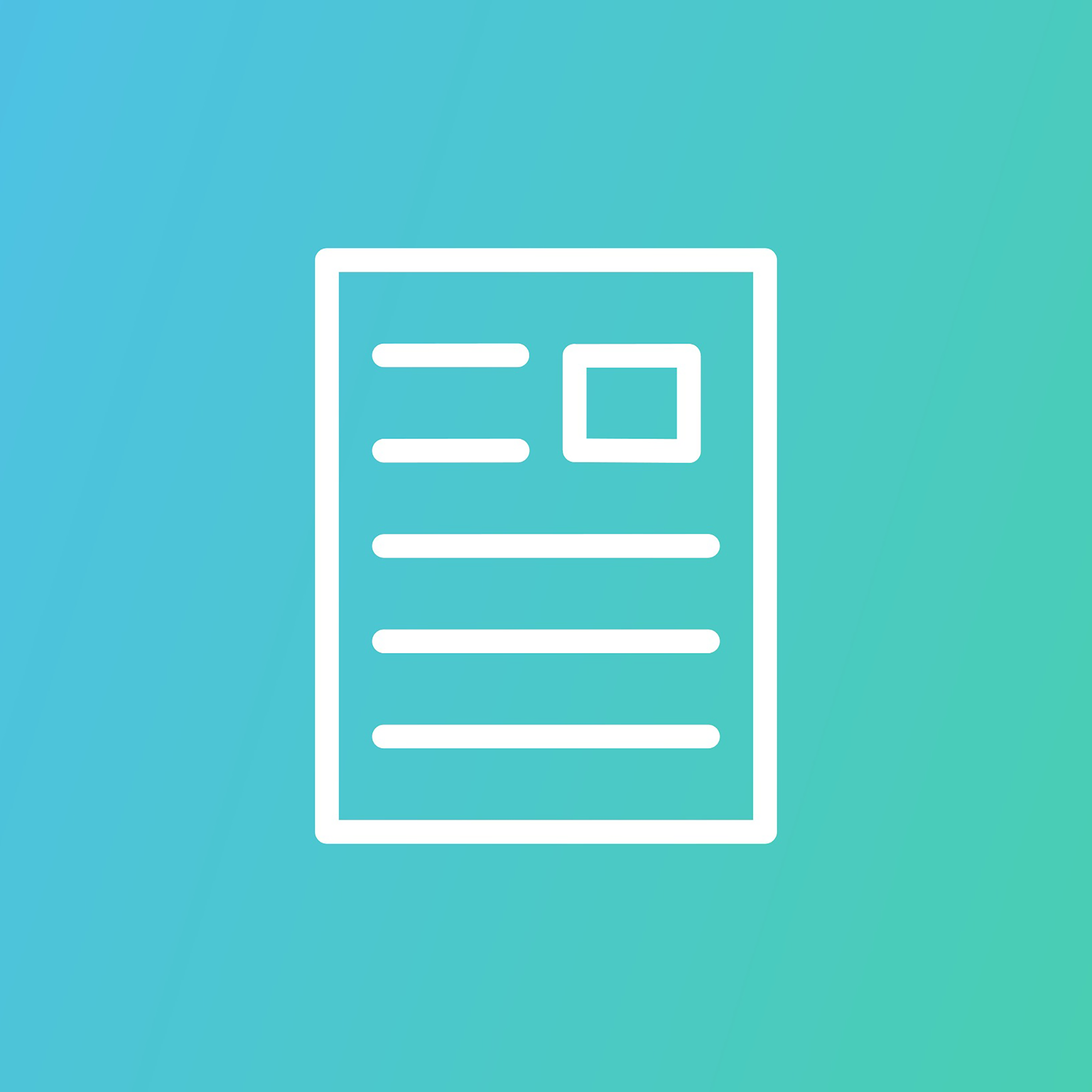 Pictogramm von einem Angebotsformular