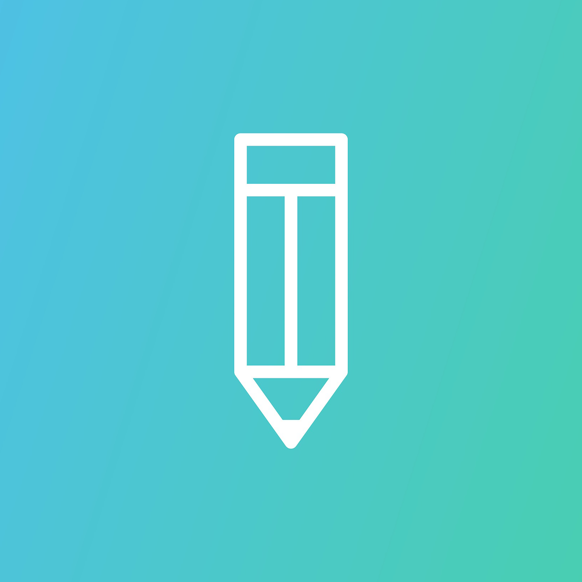 Pictogramm von einem Stift