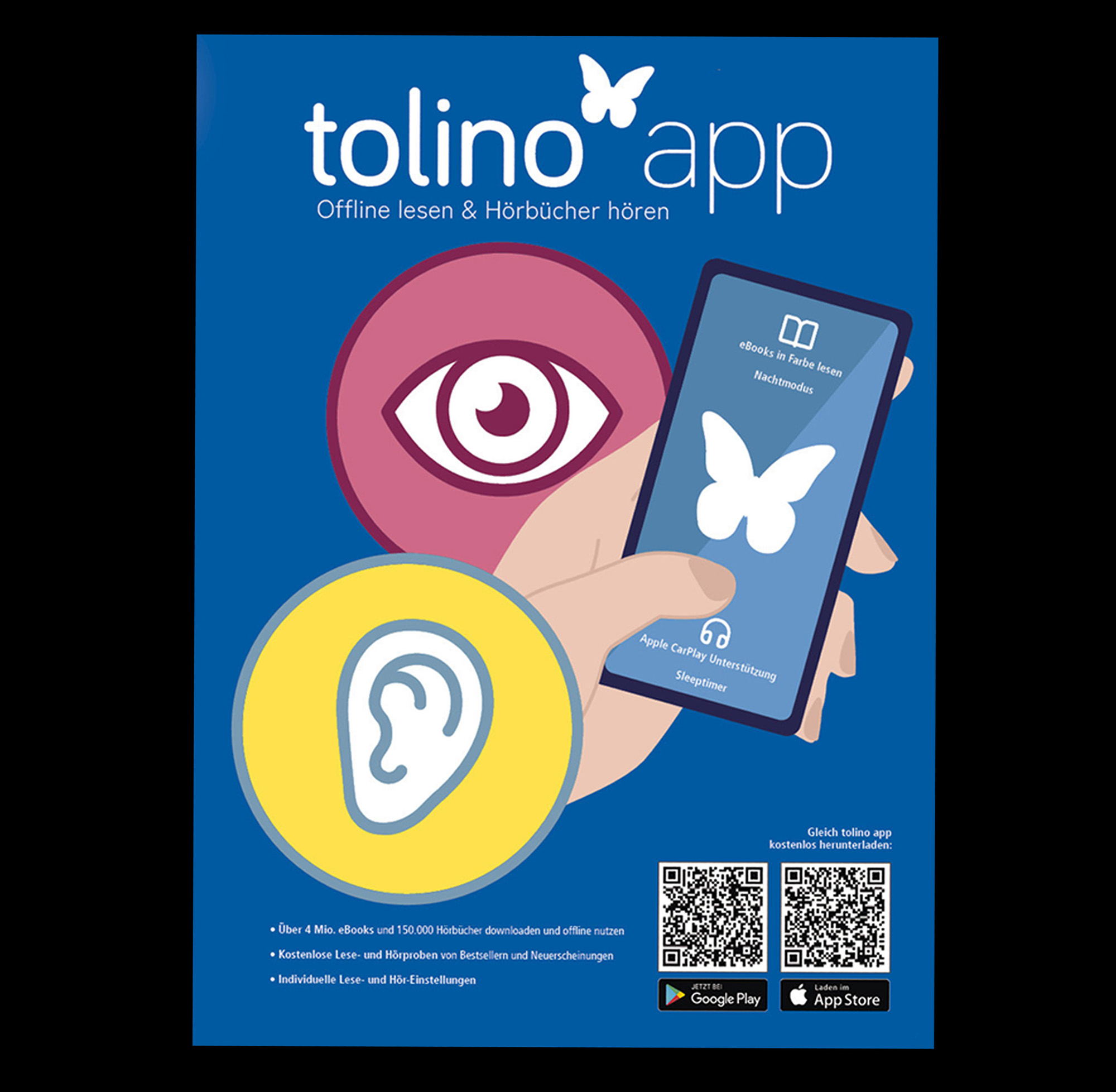 Abbildung von Plakaten und Anzeigen