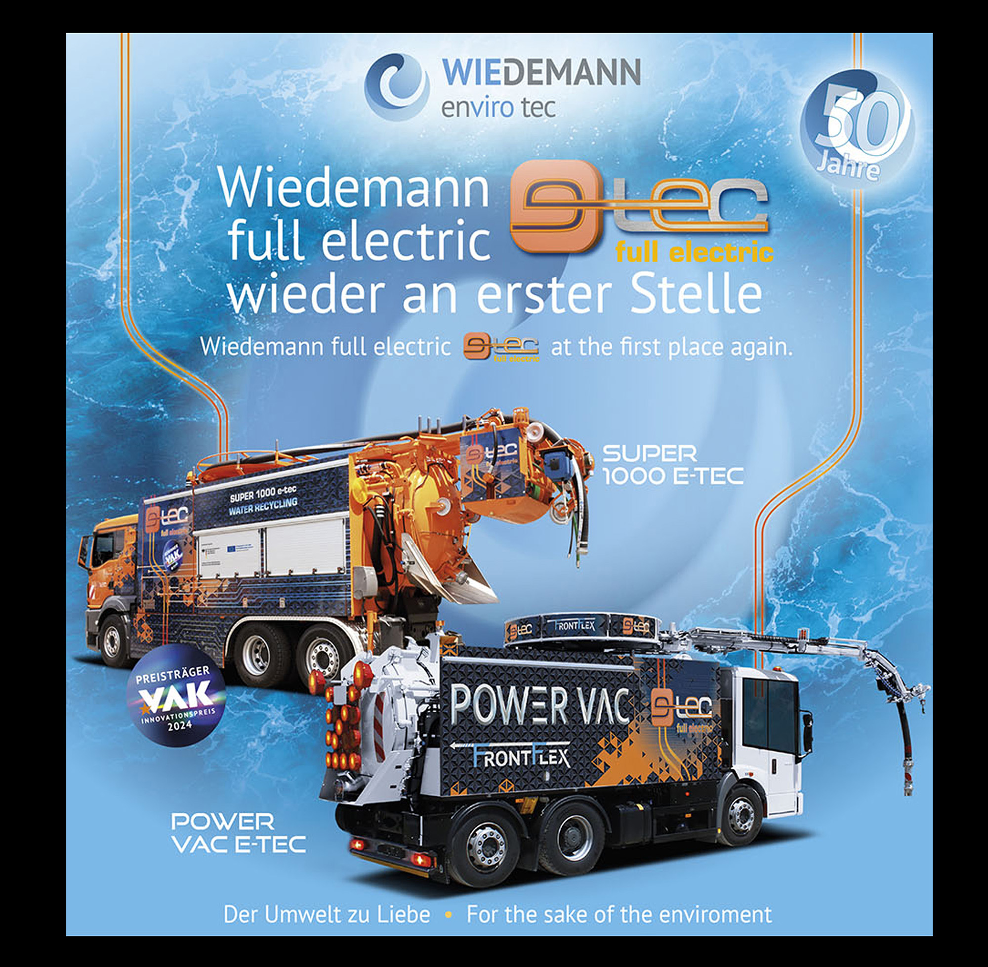 Abbildung von Prospekten, Kalender und Firmenmagazin